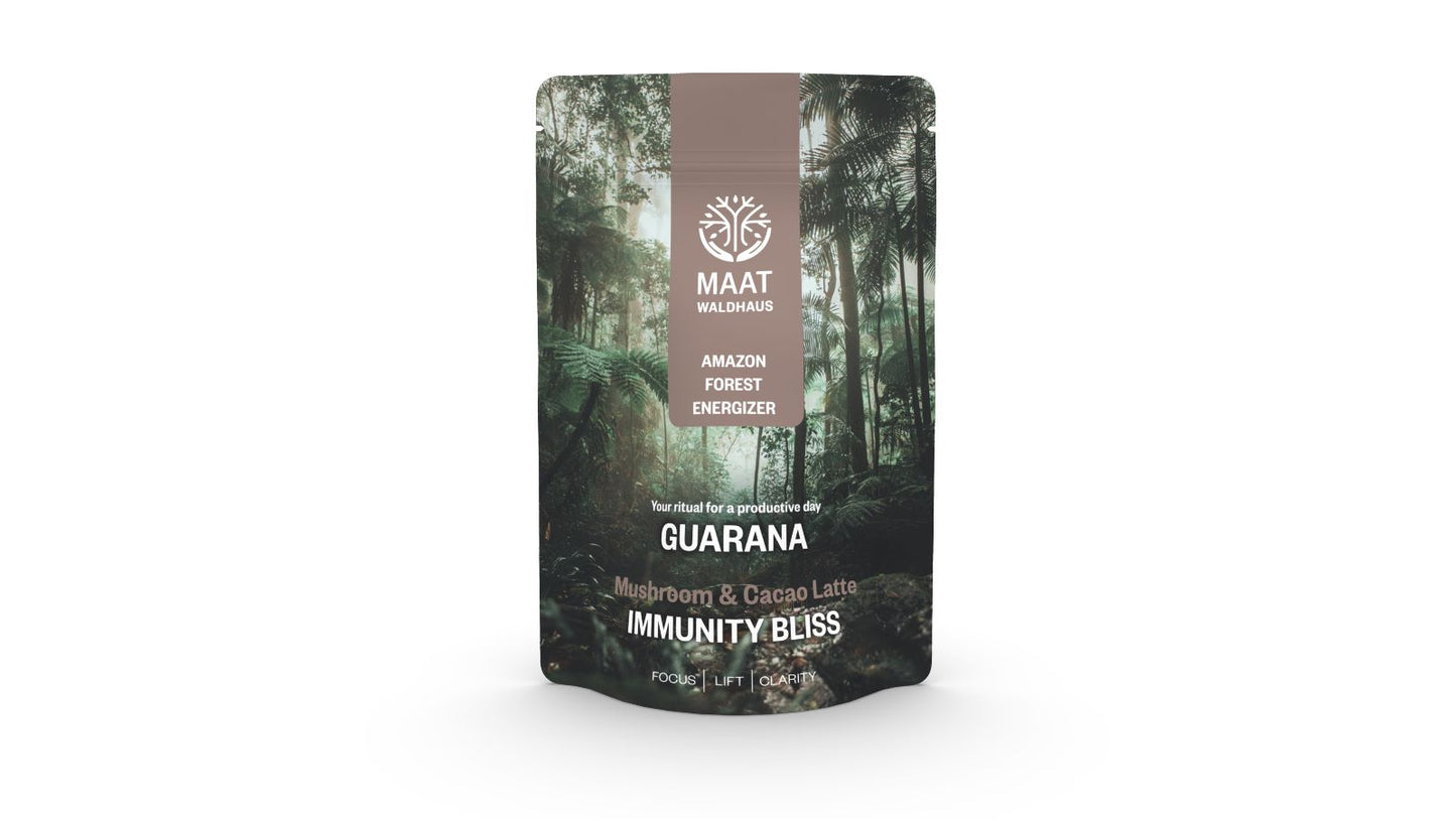 IMMUNITY BLISS - wild guarana & mushroom latte